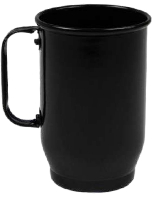 Caneca de chopp em alumínio